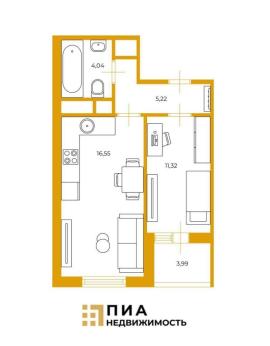 Квартиры, 1-комн., Выборг