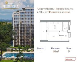 , 1-комн., Санкт-Петербург