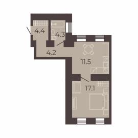 , 1-комн., Санкт-Петербург