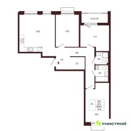 , 3-комн., Санкт-Петербург