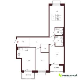 , 3-комн., Санкт-Петербург