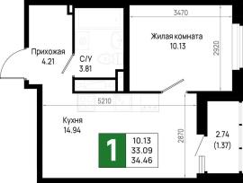 , 1-комн., Всеволожск