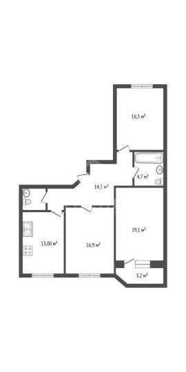 Квартиры, 3-комн., Санкт-Петербург