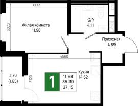 , 1-комн., Всеволожск