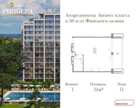 , 1-комн., Санкт-Петербург