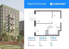 Новостройки, 1-комн., Ленинградская область