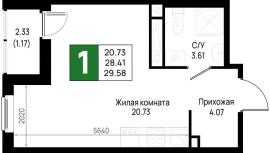 Новостройки, 1-комн., Всеволожск