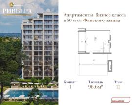 , 1-комн., Санкт-Петербург