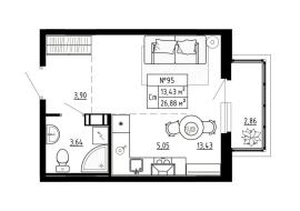 Новостройки, 1-комн., Ленинградская область