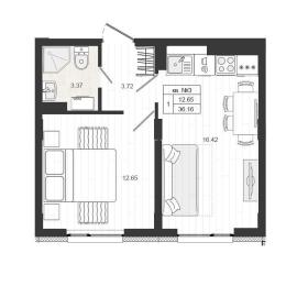 , 1-комн., Гатчина