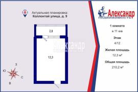 , 1-комн., Санкт-Петербург