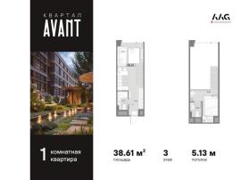 , 1-комн., Санкт-Петербург